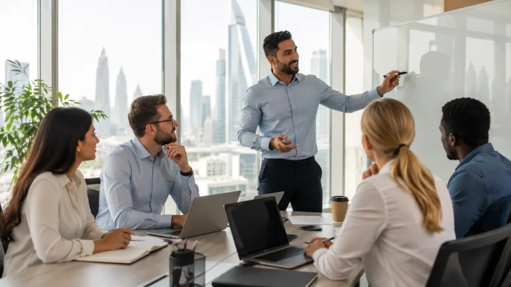 diverse professional team- staff outsourcing in Dubai